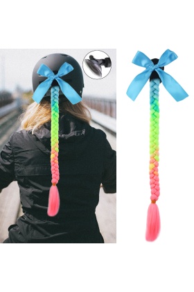 Motosiklet Kaskı Örgülü At Kuyruğu - ACM11