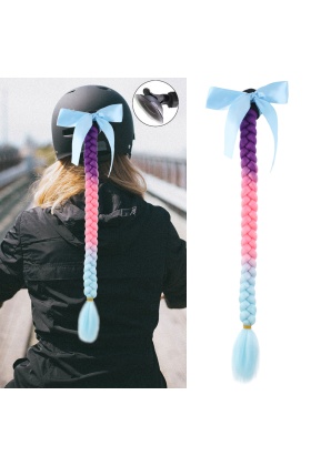 Motosiklet Kaskı Örgülü At Kuyruğu - ACM19