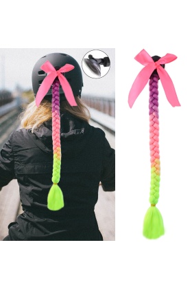 Motosiklet Kaskı Örgülü At Kuyruğu - ACM21