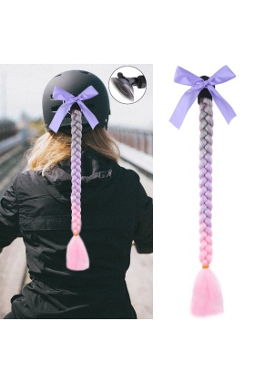 Motosiklet Kaskı Simli Örgülü At Kuyruğu - ACM06S