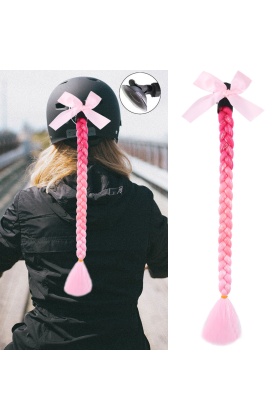 Motosiklet Kaskı Simli Örgülü At Kuyruğu - ACM10S