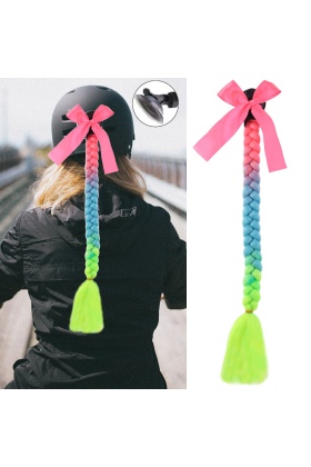 Motosiklet Kaskı Örgülü At Kuyruğu - ACM15