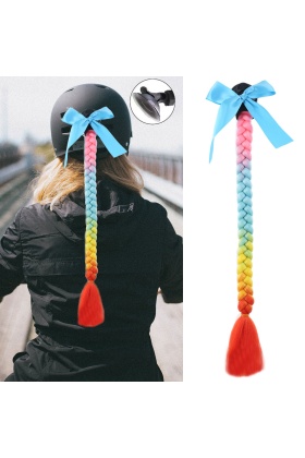 Motosiklet Kaskı Örgülü At Kuyruğu - ACM16