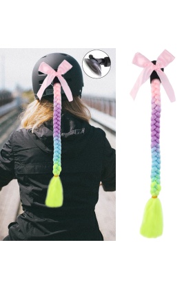 Motosiklet Kaskı Örgülü At Kuyruğu - ACM18