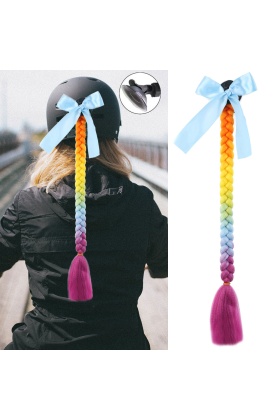 Motosiklet Kaskı Örgülü At Kuyruğu - ACM22