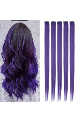 Renkli Sentetik Çıt Çıt - 5 Adet - D24