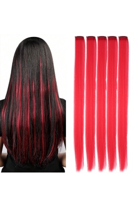 Renkli Sentetik Çıt Çıt - 5 Adet - D21