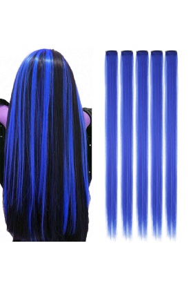 Renkli Sentetik Çıt Çıt - 5 Adet - D19