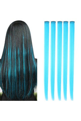 Renkli Sentetik Çıt Çıt - 5 Adet - D13