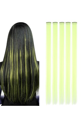 Renkli Sentetik Çıt Çıt - 5 Adet - D04