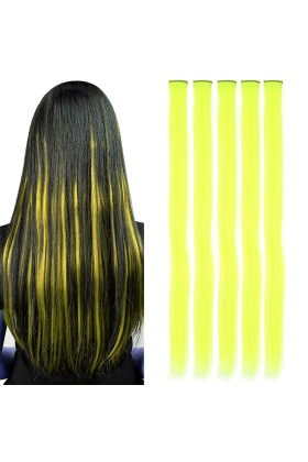 Renkli Sentetik Çıt Çıt - 5 Adet - D03