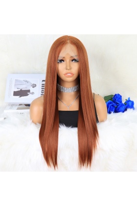 Açık Bakır / Kahve Tül Peruk