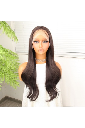 Kahve Karamel Fiber Sentetik Hafif Dalgalı Tül Peruk