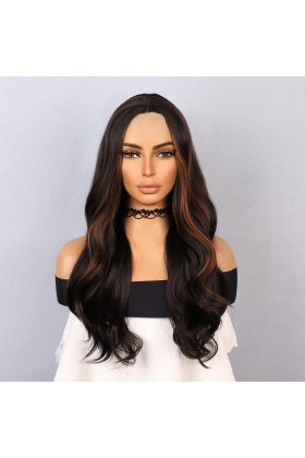 Kahverengi Karamel Işıltılı Tül Peruk