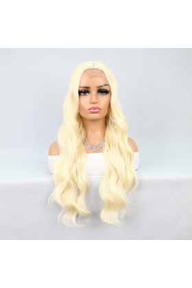 Uzun Dalgalı Platin Tül Peruk