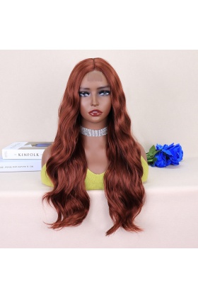 Koyu Bakır Tül Peruk