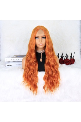 Açık Bakır Tül Peruk