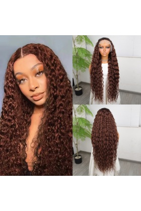 Kahve Karamel Ombreli Fiber Sentetik Tül Peruk