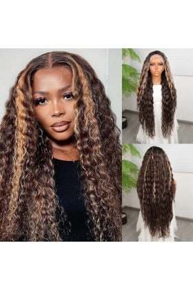 Kahverengi Balköpüğü Işıltılı Fiber Sentetik Tül Peruk