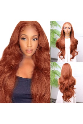 Bakır Bebek Saçlı Fiber Sentetik Tül Peruk