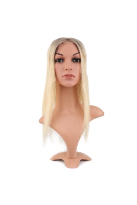 Ön Kısmı Ekstra Tül Rus Kumralı / Platin Ombreli Baby Taban Tepelik - 13x14cm