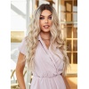 Kumral Ombre/ Balköpüğü Platin Röfleli Orta Boy Tül Peruk