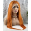Gerçek Front Lace Tül Peruk - Düz - Canlı Bakır 70-75cm