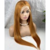 Gerçek Front Lace Tül Peruk - Düz - Bakır 70-75cm