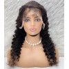 Gerçek Front Lace Tül Peruk - Derin Dalgalı - Doğal 70-75cm