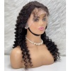 Gerçek Front Lace Tül Peruk - Derin Dalgalı - Doğal 70-75cm
