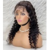 Gerçek Front Lace Tül Peruk - Derin Dalgalı - Doğal 70-75cm