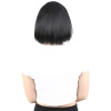 Küt Kahküllü Fiber Sentetik Peruk - Siyah