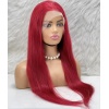 Gerçek Front Lace Tül Peruk - Düz - Kızıl 70-75cm