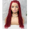Gerçek Front Lace Tül Peruk - Kabarık Afro - Kızıl 70-75cm