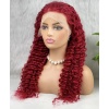 Gerçek Front Lace Tül Peruk - Derin Dalgalı - Kızıl 70-75cm