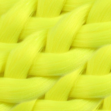 Afrika Örgüsü Ve Rasta İçin Sentetik Saç - Neon Sarı