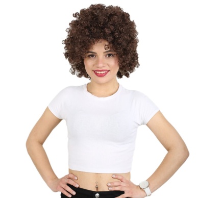 Animasyon Parti Ve Palyaço Peruğu - Kahverengi