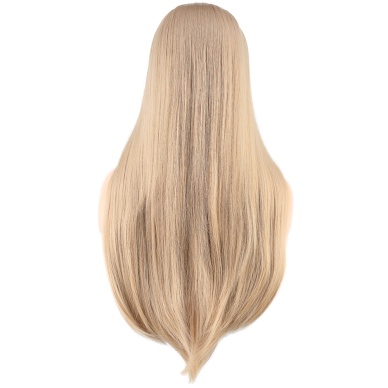 Düz Perçemli Uzun Fiber Sentetik Peruk - Balköpüğü