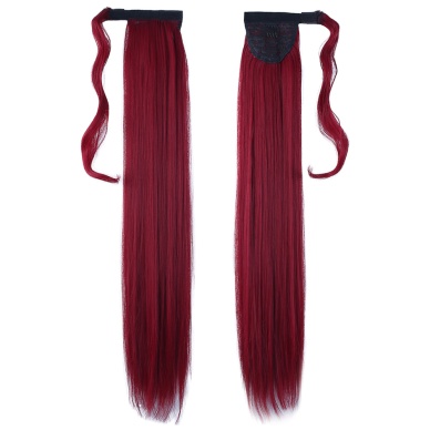 Bağlamalı Düz At Kuyruğu - Kızıl