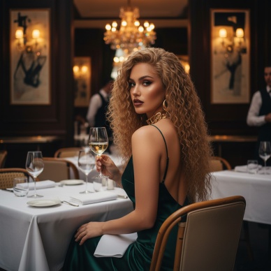 Afro Dalga Front Lace Gerçek Tül Peruk - Sıcak Karamel - 70-75cm