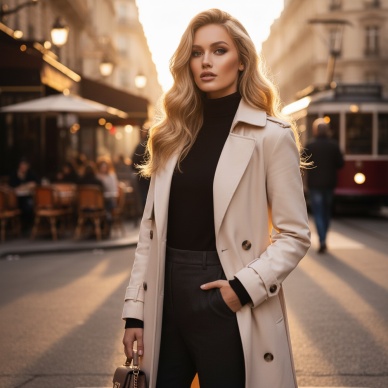 Dalgalı Front Lace Gerçek Tül Peruk - Altın Karamel - 60-65cm