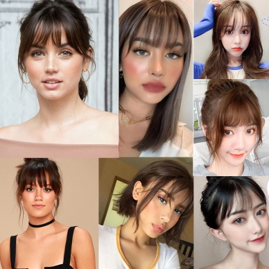 Fiber Sentetik İnce Perçem - Siyah