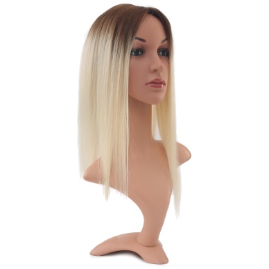 Kahverengi / Beyaz Platin Ombreli Baby Taban Tepelik - 10x12cm