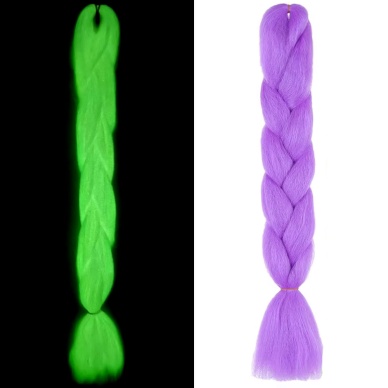 Fosforlu Neon Örgülük Saç Esperer 100 Gr. - Açık Mor