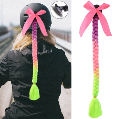 Motosiklet Kaskı Örgülü At Kuyruğu - ACM21