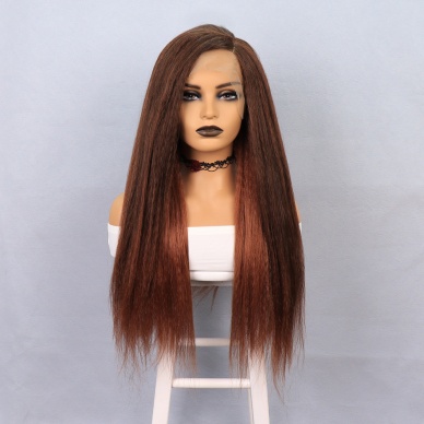 Kızıl Kahve Yaki Afro Peruk