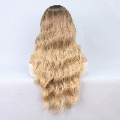 Rus Kumralı Dore Sarı Ombreli Tül Peruk