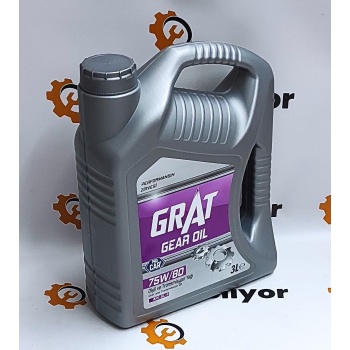 Şanzıman Yağı Grat 75W80 3lt GRT-675803