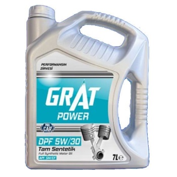 5W30 Motor Yağı Grat 7 LT Partiküllü GRT-605307/P