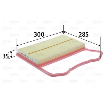 Skoda Citigo 2011-2019 Arası 1.0, 1.0 CNG Valeo Marka Hava Filtresi